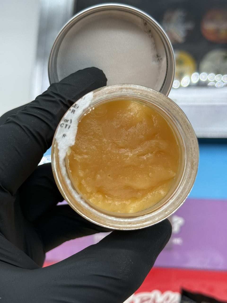 BAKERY PREMIUM BADDER — jar and label from a second angle