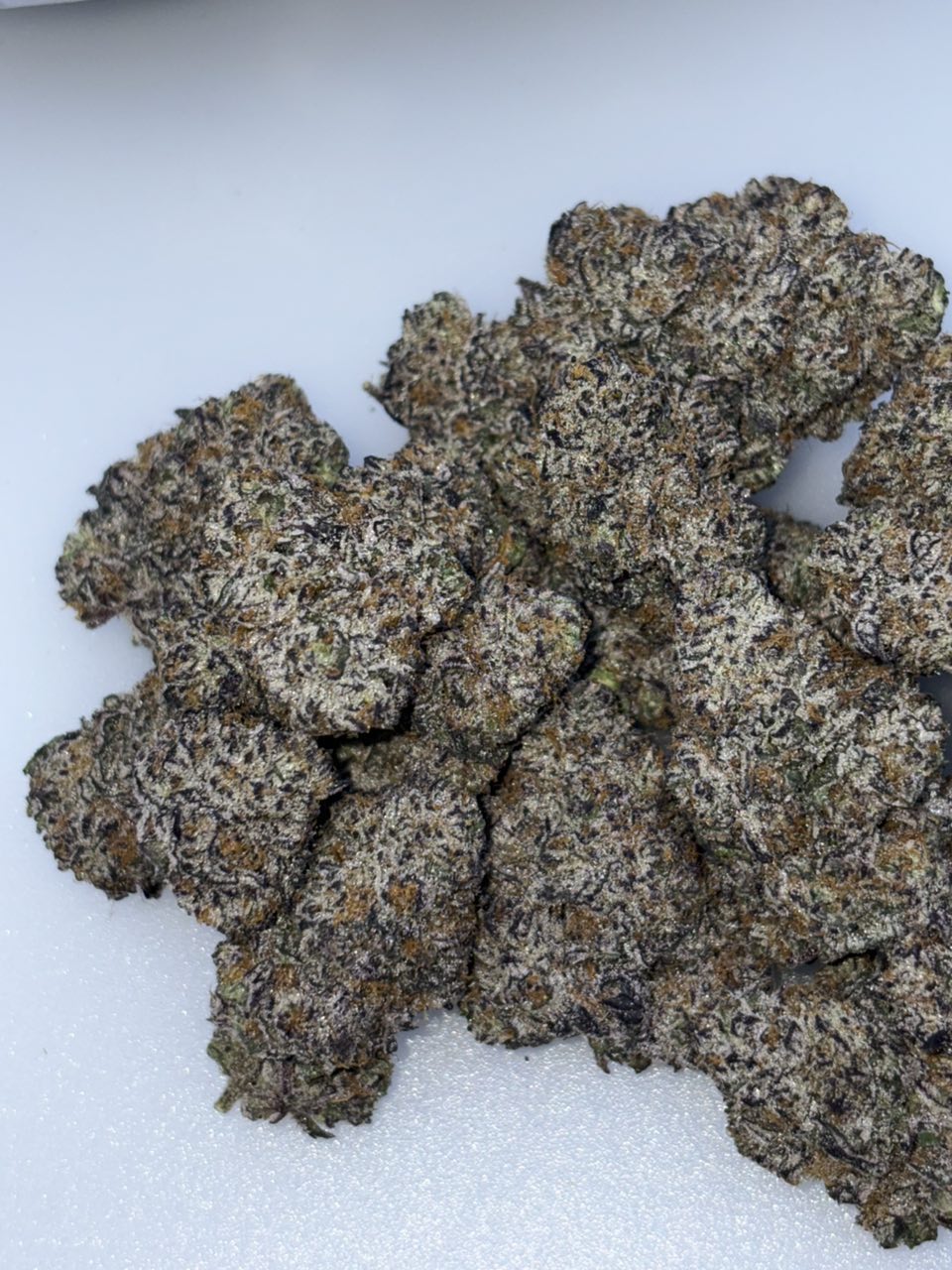 Fruit loops THCa flower — bud structure shown in close detail