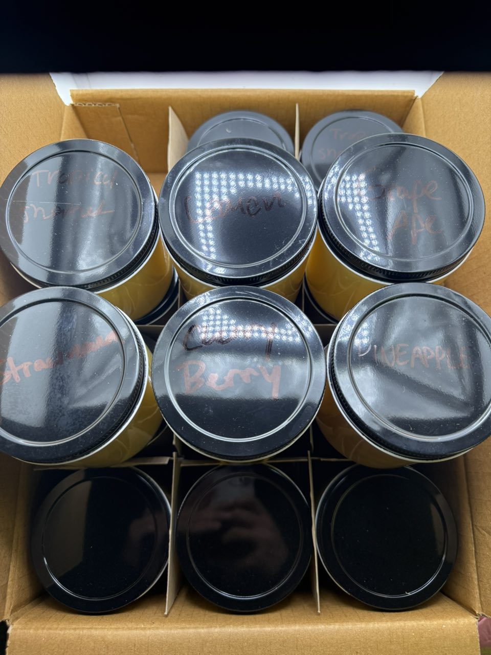 WAX BADDER JARS — texture shown in close detail