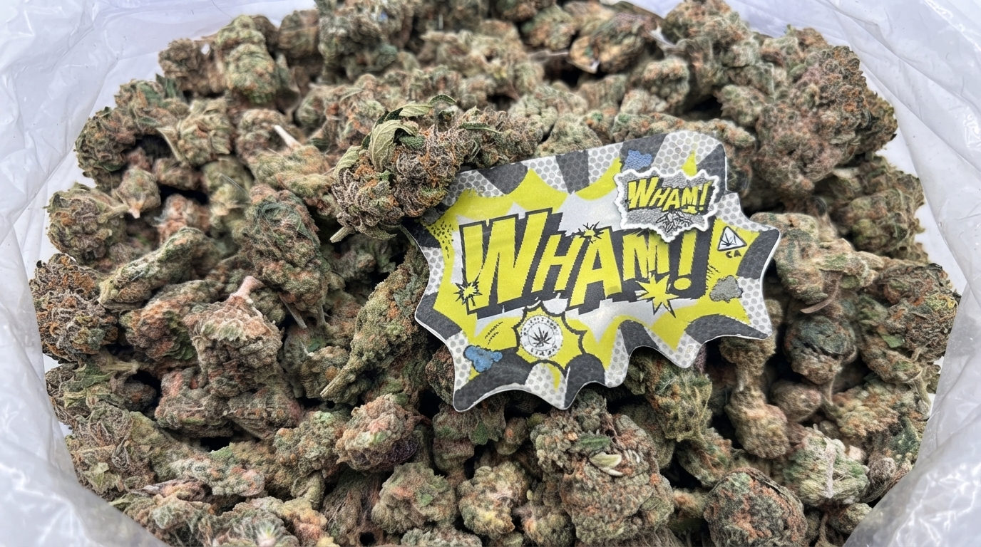 Purple rhino D8 THCa flower — bud structure shown in close detail