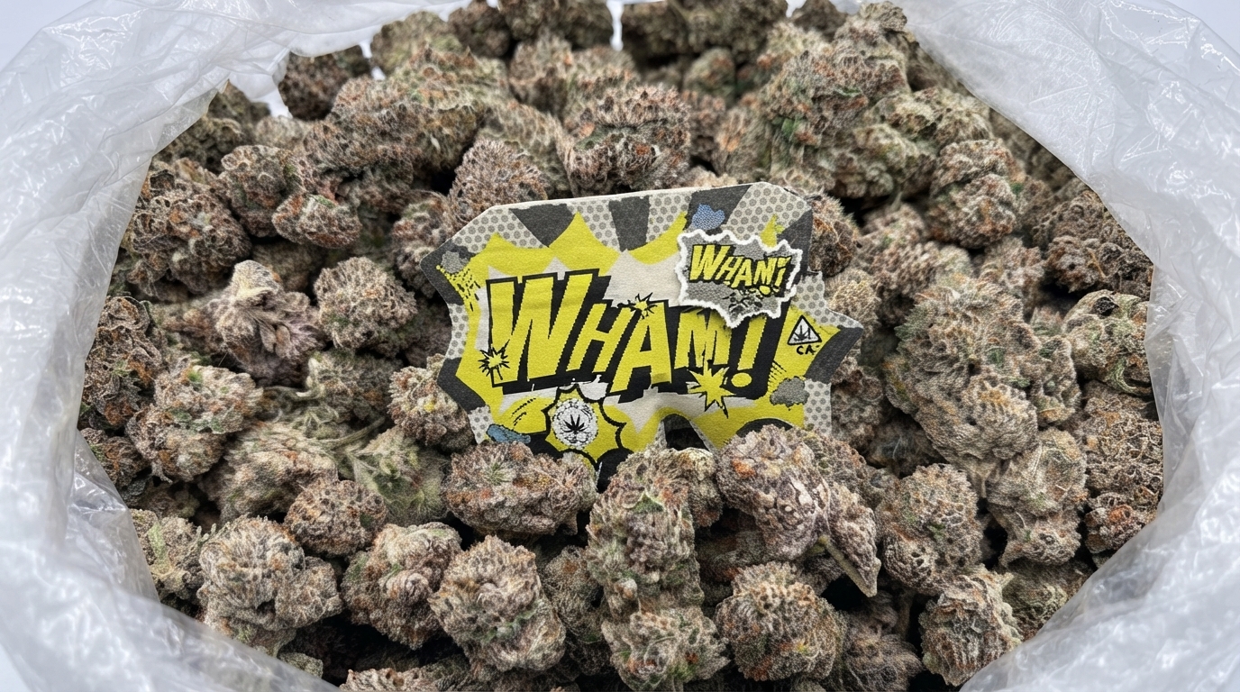 Daygo OG J6 THCa flower — bud structure shown in close detail