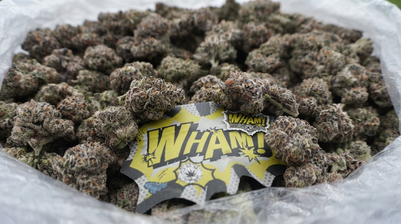 Mochi runtz x Sherb pie THCa flower — bud structure shown in close detail