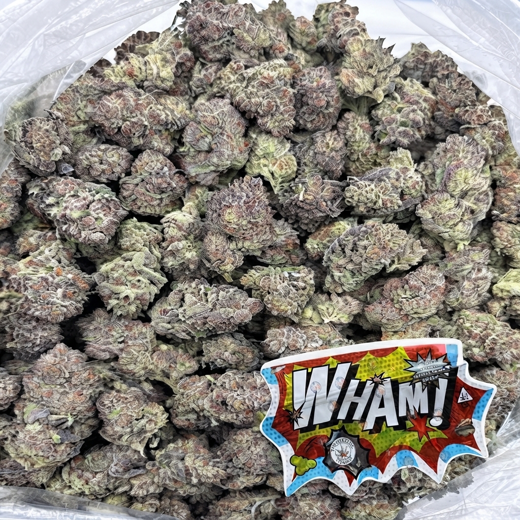 Chocolope mix light THCa flower — bud structure shown in close detail