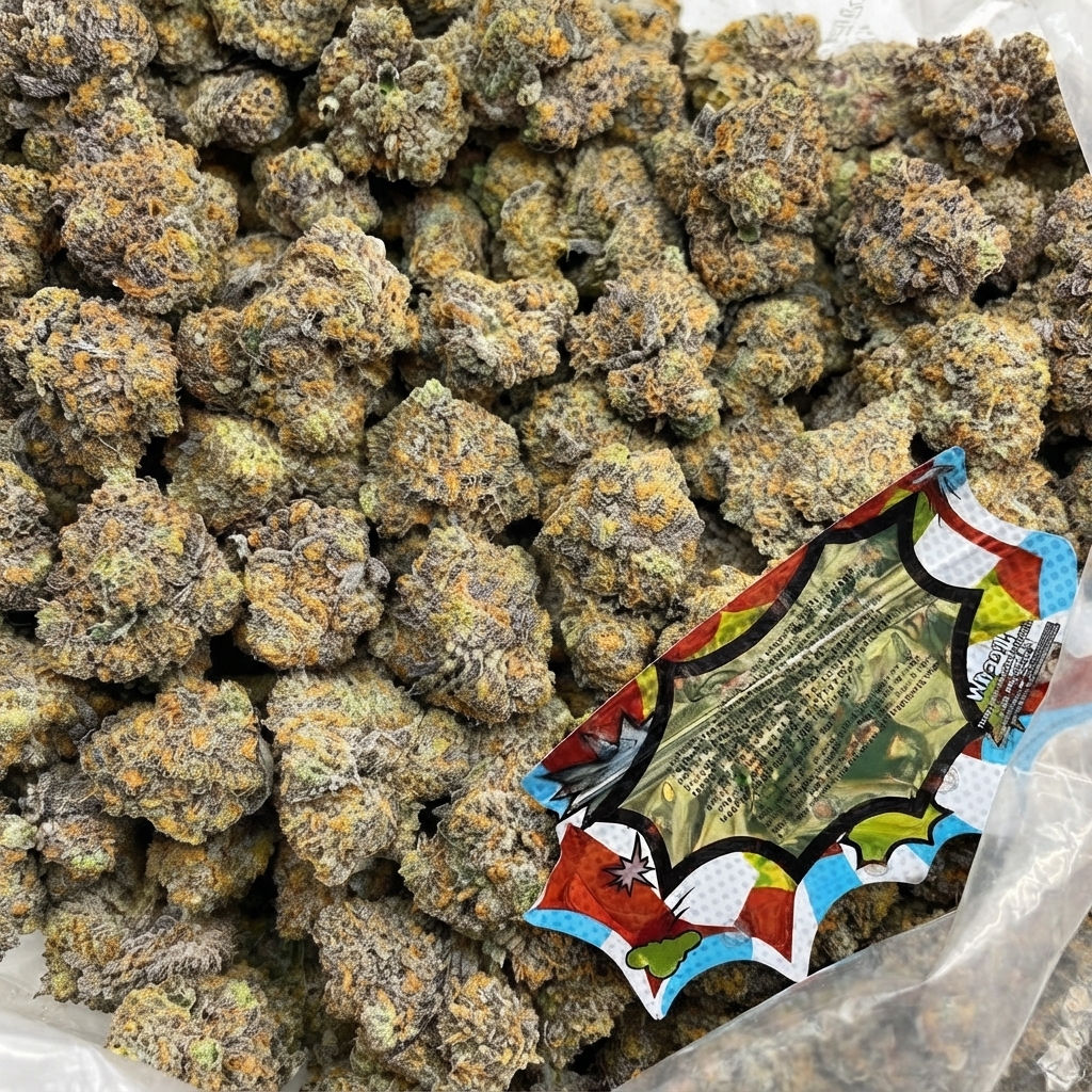 FLAMIN HOT ZHEETOS THCa flower — bud structure shown in close detail