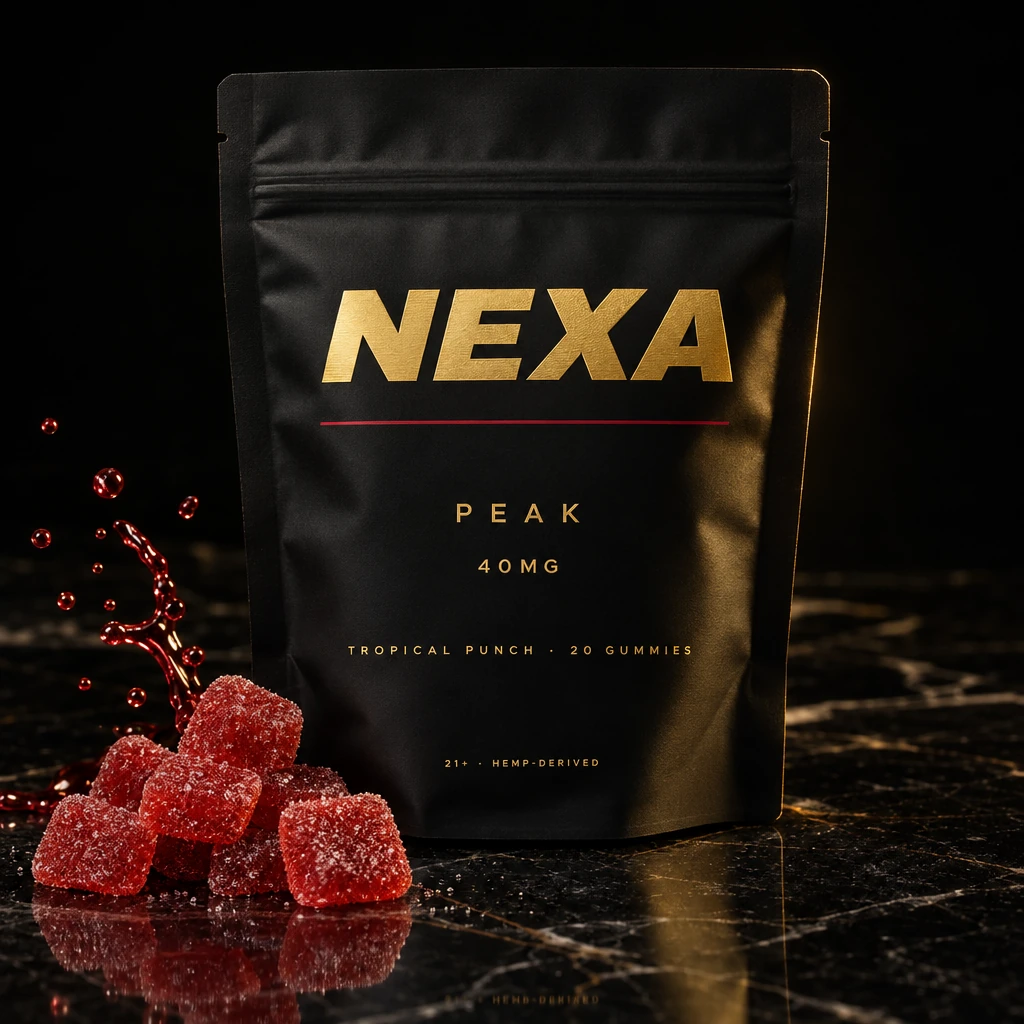 NexaDistro Peak — High-Potency Gummies (40mg)